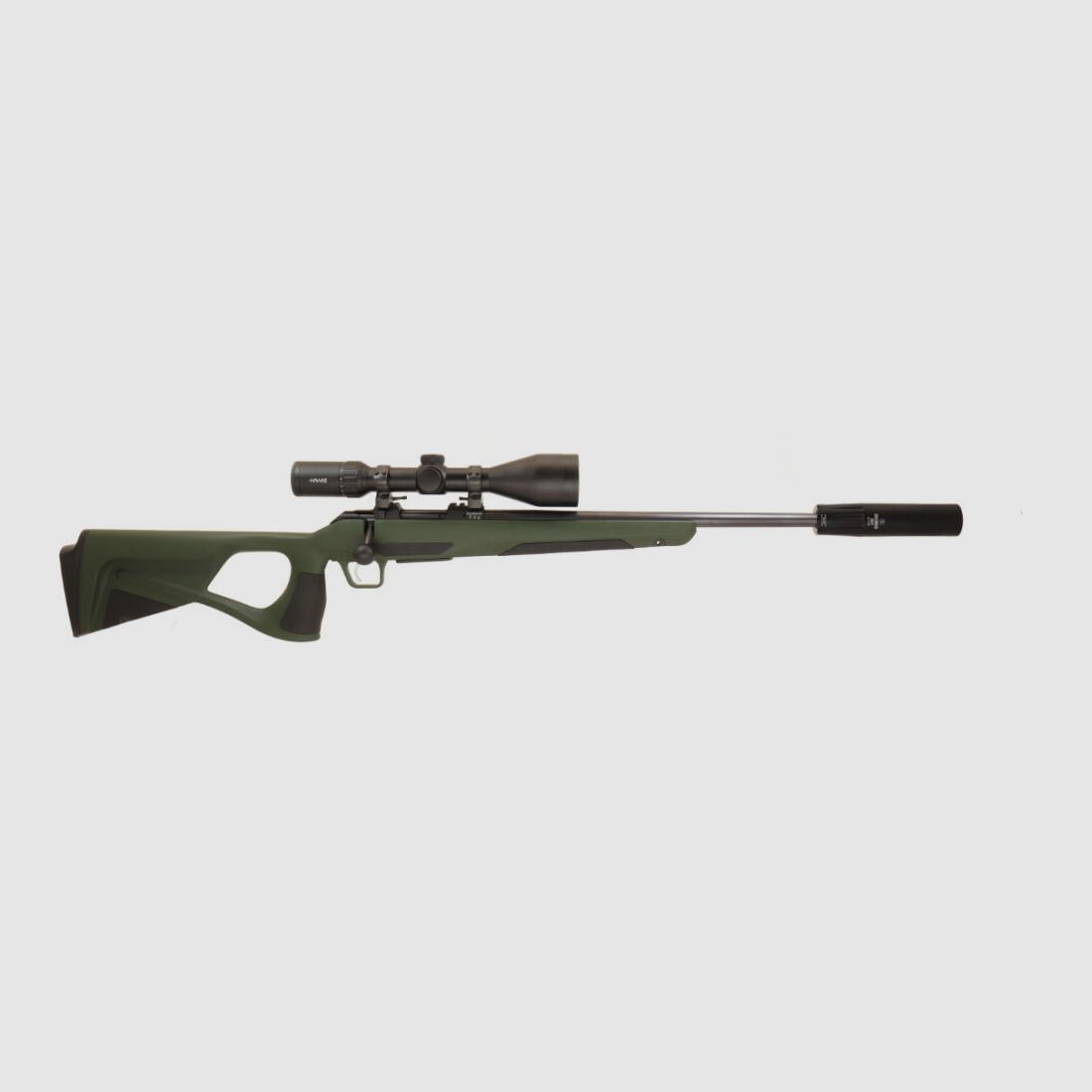 CZ 600 ERGO + Lochschaft Komplettpaket mit ZF 3-12x56, Schalldämpfer, Montagen