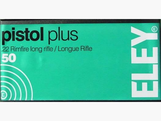 .22lr Eley Pistol Plus
