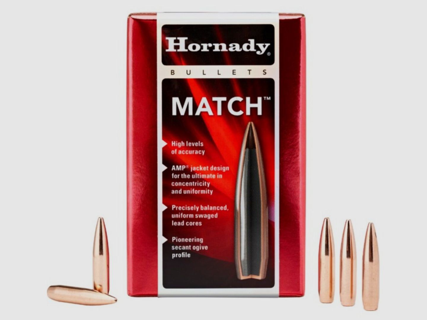 Hornady BTHP Match .224 52 gr | Precision Bullet #2249