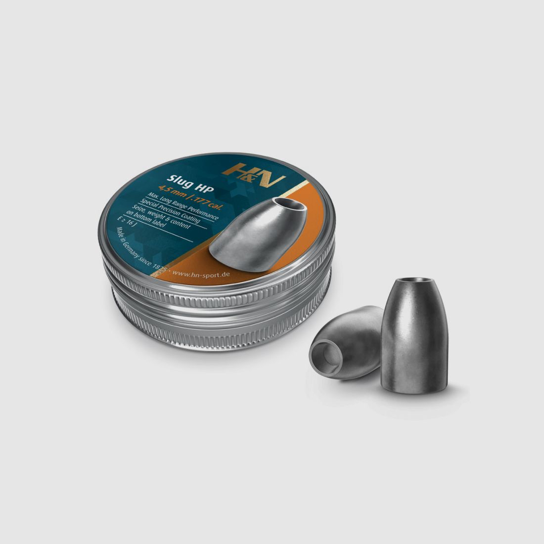 Hohlspitz Diabolos H&N Slug HP Kaliber 4,51 mm 0,84 g 13 gr glatt 350 StĂĽck