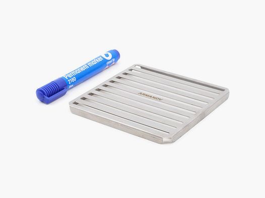 ARMANOV Plantilla para marcado de vainas – 9×19 – 9×21 – .38 Super Comp