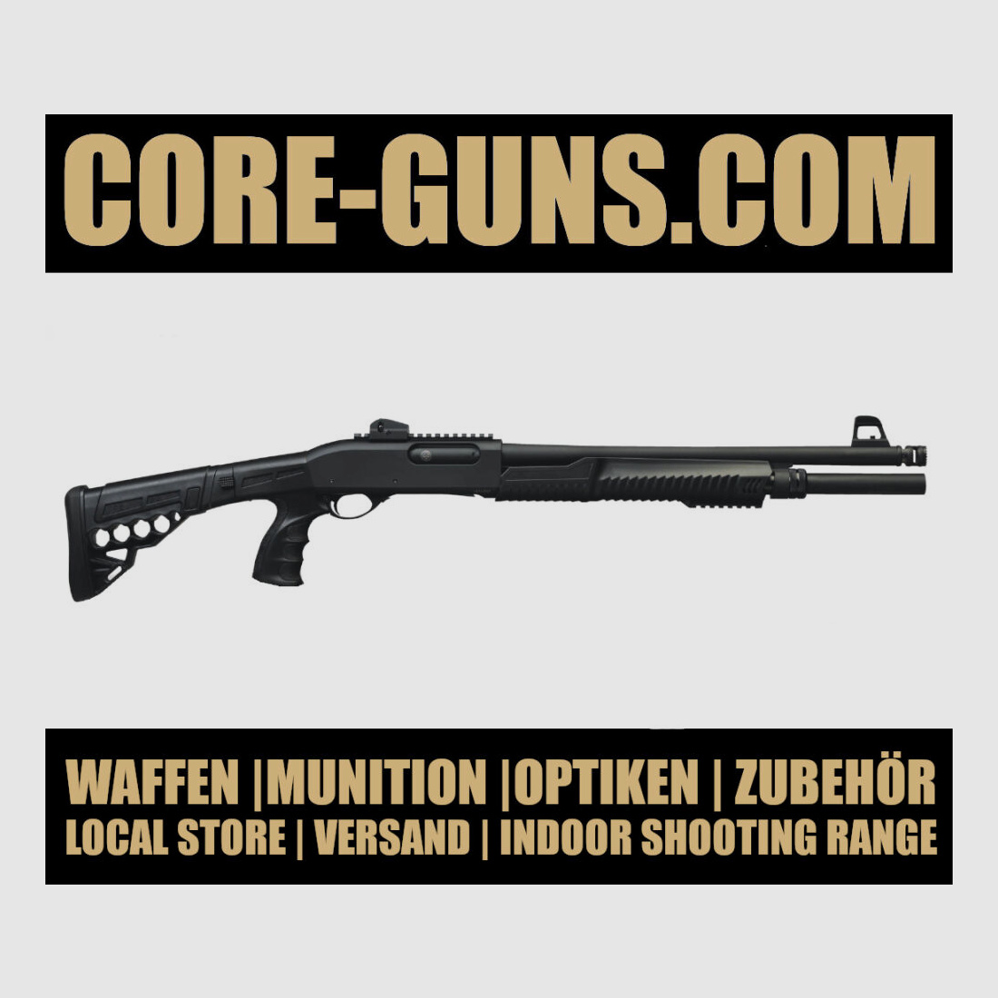 Huglu Victor Tactical Vorderschaftrepetierflinte Kaliber 12/76 sofort Verfügbar
