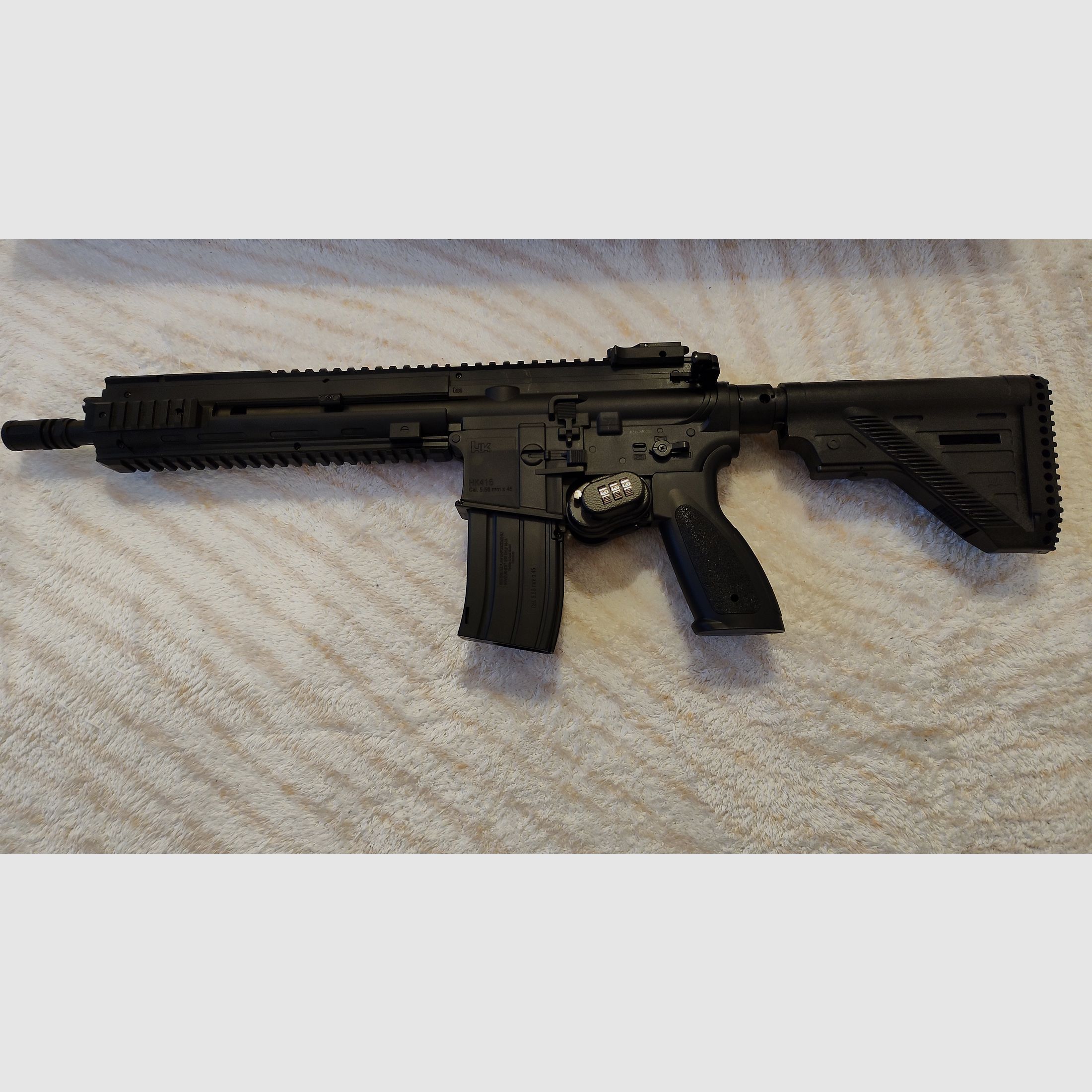 Heckler & Koch HK416 A5 kal. 4,5 mm stalowe BB Co2 z akcesoriami