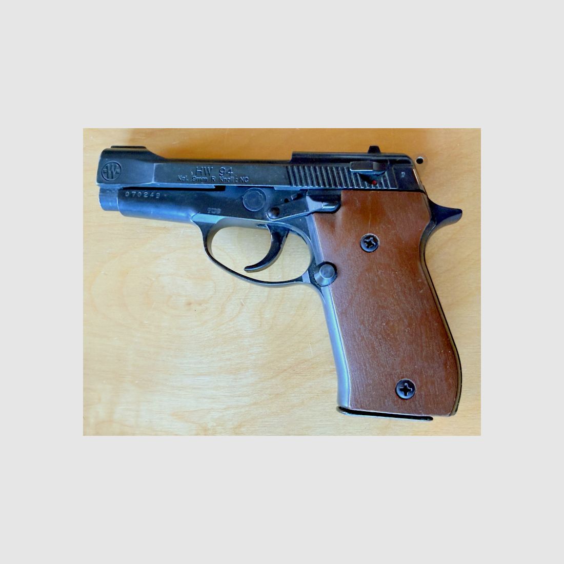 Weihrauch HW94 cal. 9mm R.K. (PTB 885) HW 94 brunito