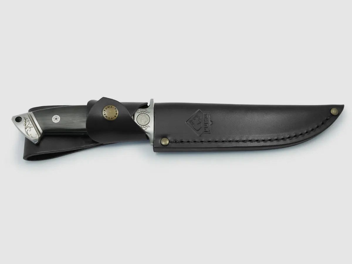 PUMA defender, róg bawoli, stal damasceński SuperClean ograniczony do 50 sztuk