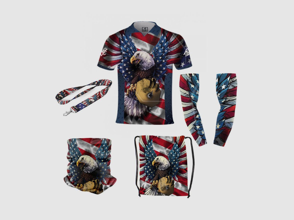 DED Sportswear Set DVC America Theme, size: 6XL, Custom Name: No Name, image 1 of 3