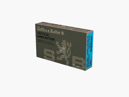 SELLIER&BELLOT 300BLK SUBSONIC - 200gr FMJ