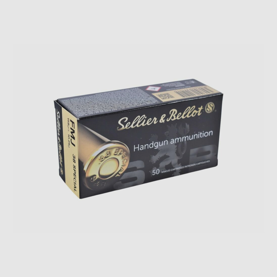 Sellier & Bellot .38 Special FMJ 158grs / 10,2g
