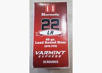 22LR HORNADY VARMINT EXPRESS (boîte de 50)
