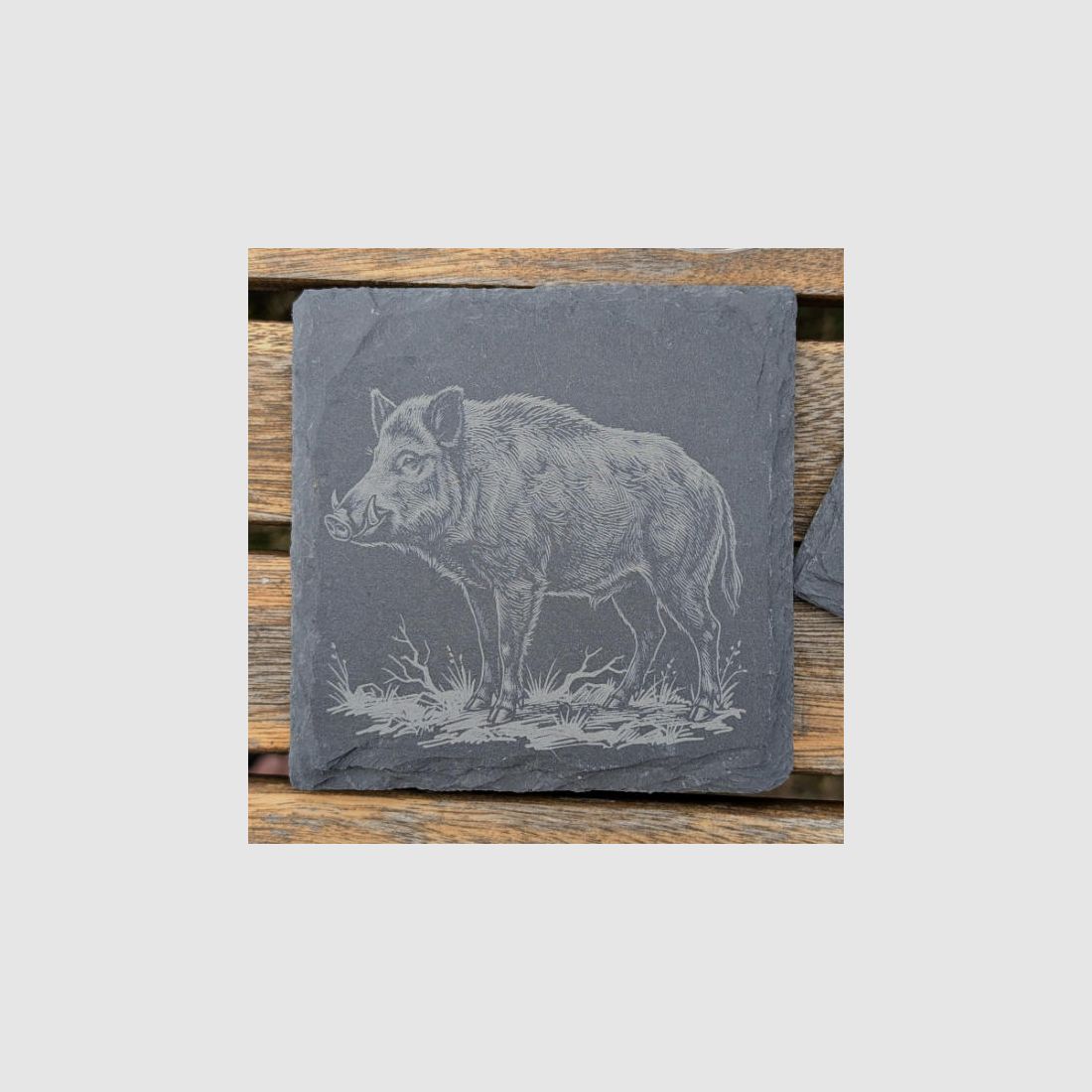 Hunting-themed slate coasters for hunters