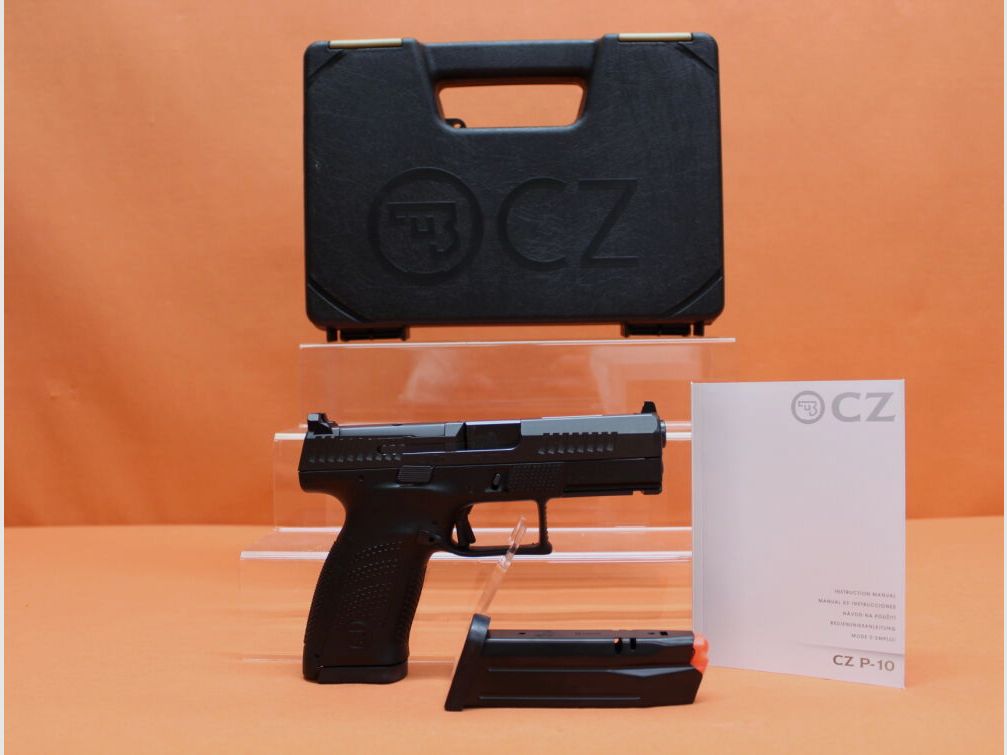 CZUB Ha.Pistolet 9mmLuger CZUB CZ P-10C OR Prêt pour optiques 102mm Canon/ pour viseur point rouge (9mmPara/9x19)