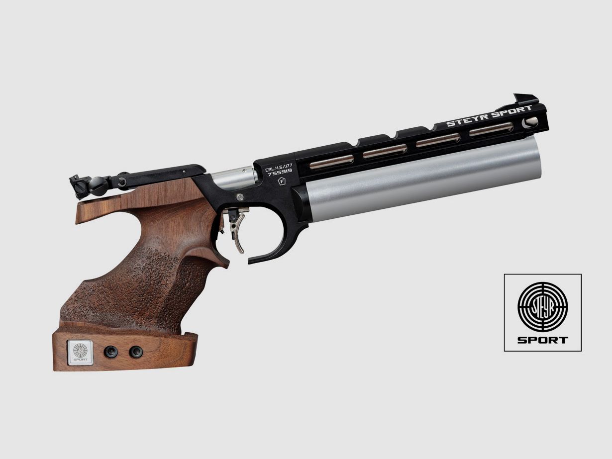 Steyr Mod. EVO 10 Compact nero, destro, impugnatura taglia S