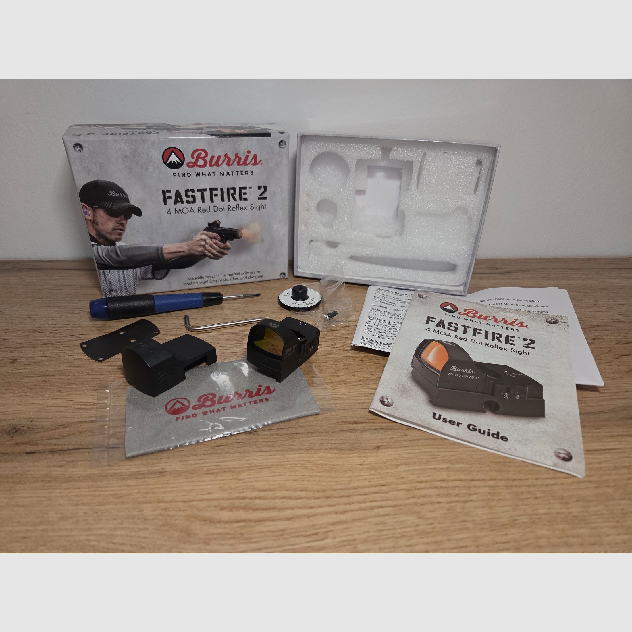 Burris Fast Fire II 2 red dot sight brightness sensor Picatinny