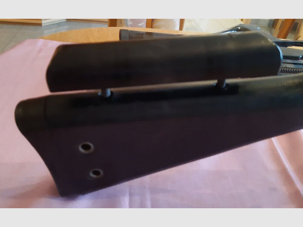 Selbstladebüchse SLG97 G3 Klon mit 2 Schäften, Montage und Zielfernrohr G3 Zivil