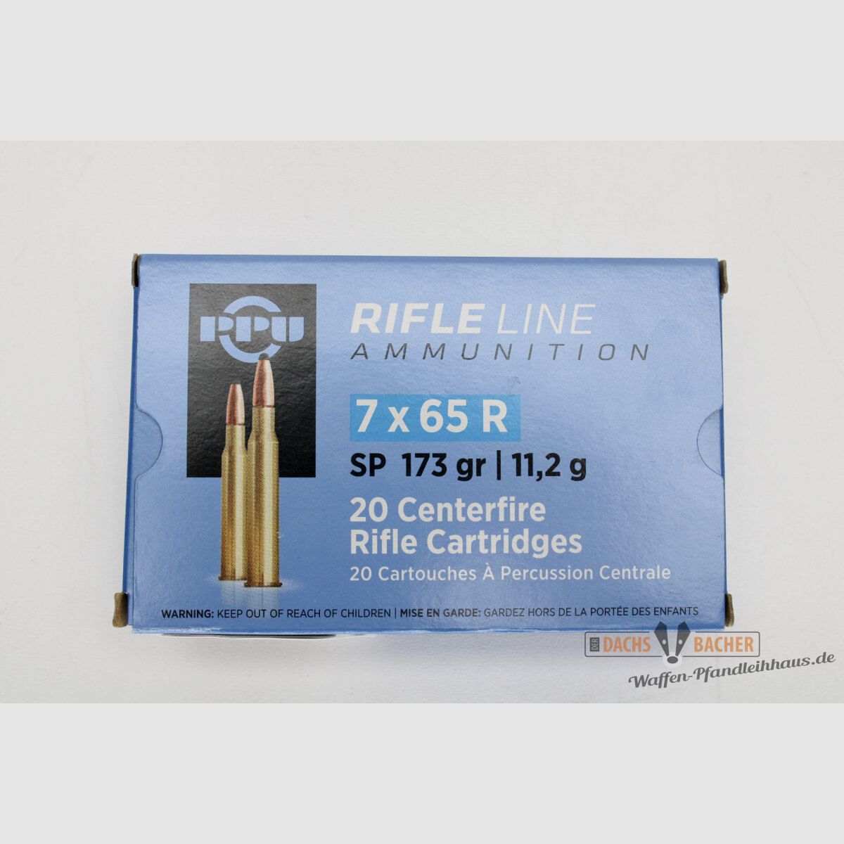 PPU Privi Partizan 7x65 R 11,2g/173gr SP Teilmantel 20 Schuß