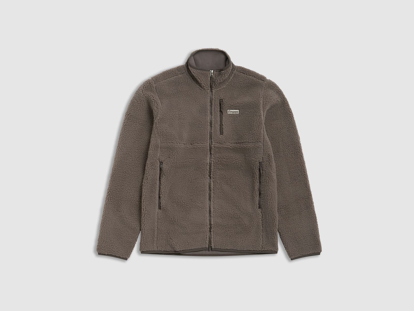 Bergans Lunnan Pile Fleece Jacket Men Rock Taupe M