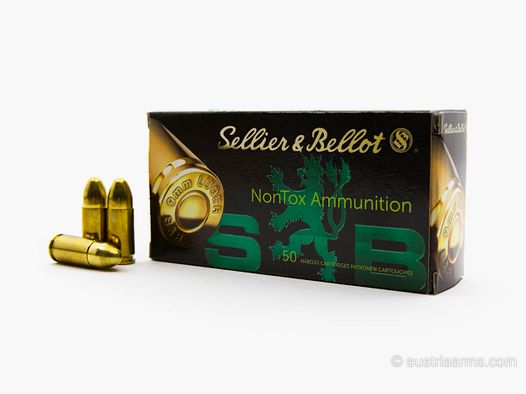 S&B 115gr NonTox TFMJ, 9×19 mm – 50/ab 150 Schuss