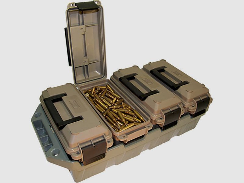 Munitionsboxen 4-CAN AMMO CRATE 30 CAL AC4C, dark earth/green, Bild 2 von 6