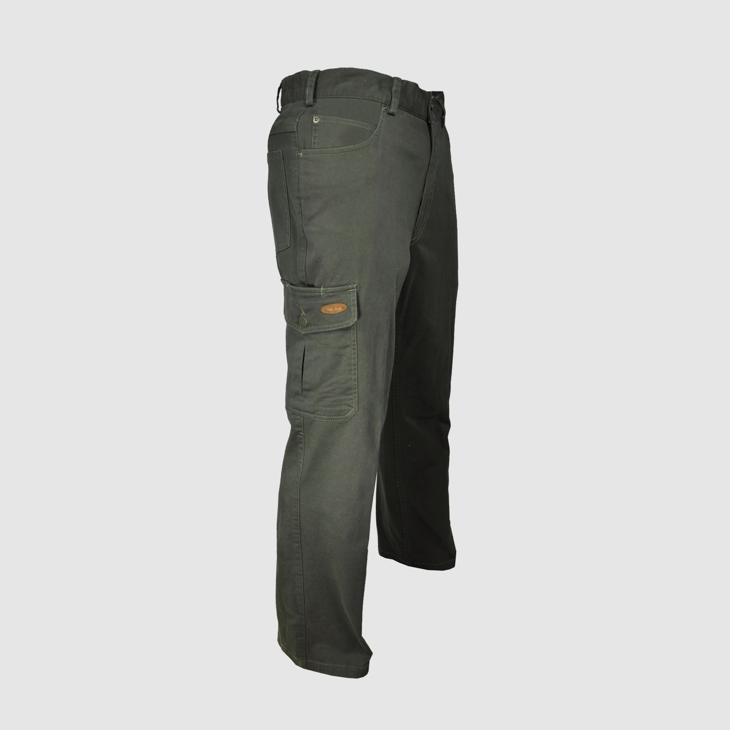 Sommerjeans Stretch 5 Pocket grün