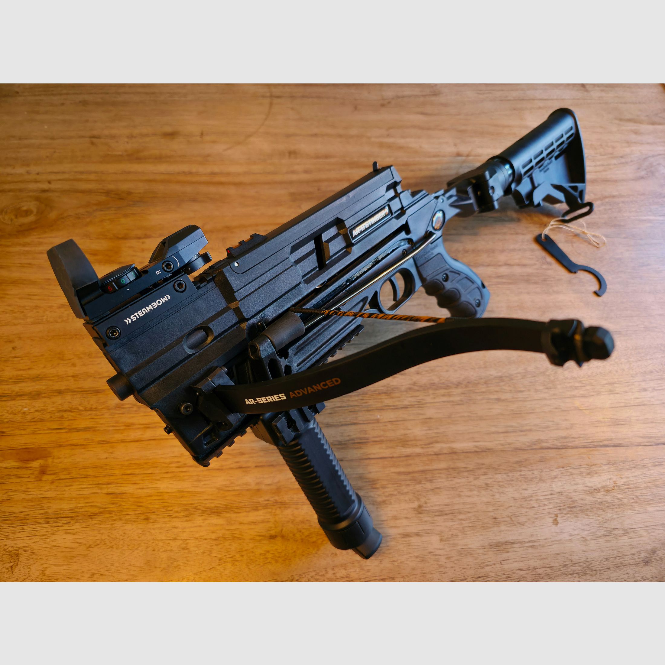 Steambow AR-6 Stinger II Tactical - SET - Viel Zubehör!