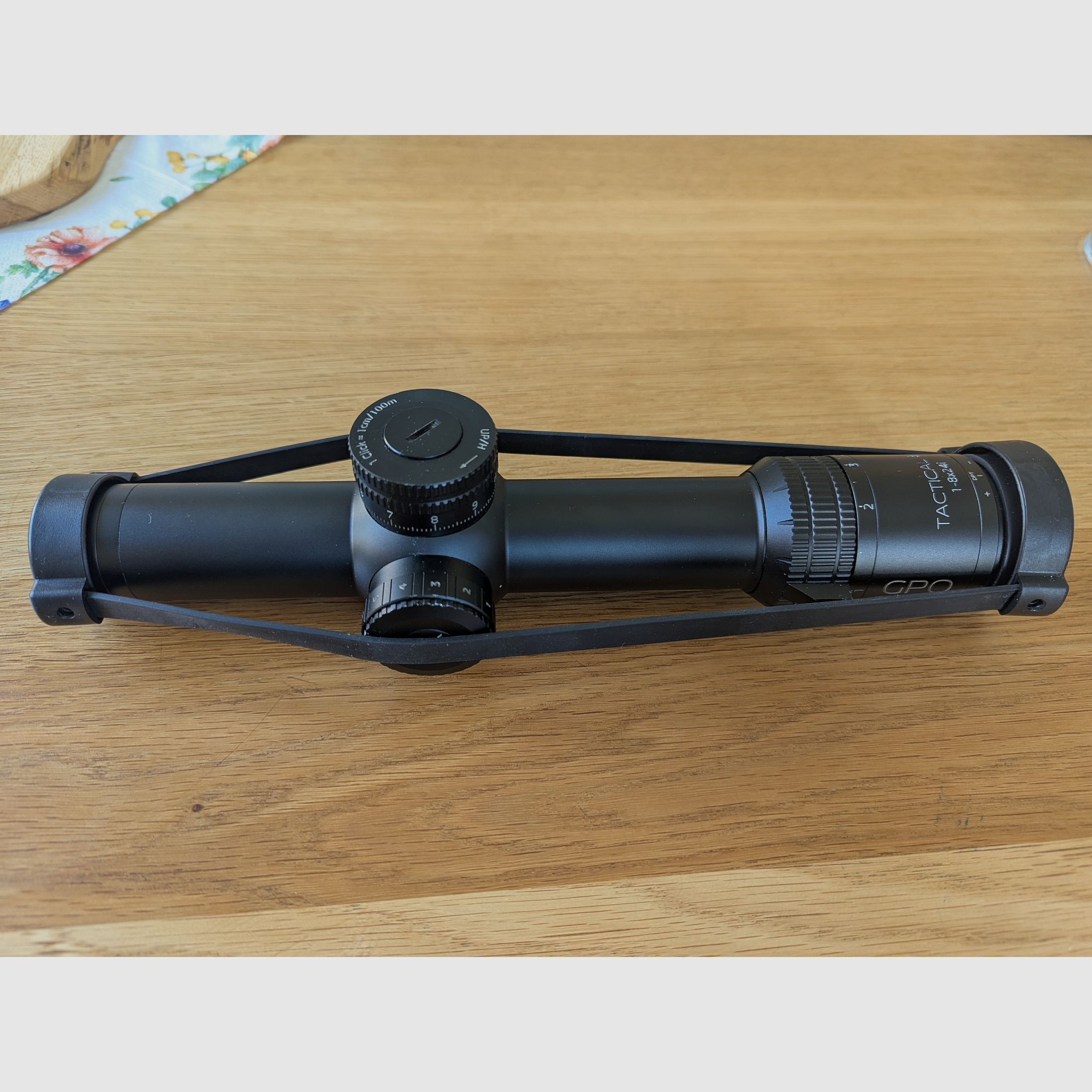 GPO TAC 1-8x24i FFP – LPVO für Jäger und Sportschützen, robust, Nachsatz-tauglich, 1. BE, top Glas