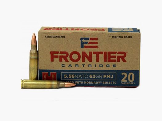 5.56 Nato Hornady FRONTIER® 62 gr FMJ VE20