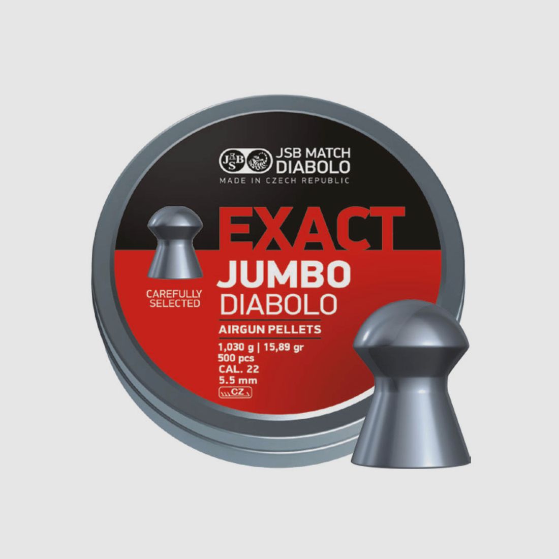 JSB Diabolo Exact Jumbo Heavy 5,5mm / 500 pz.