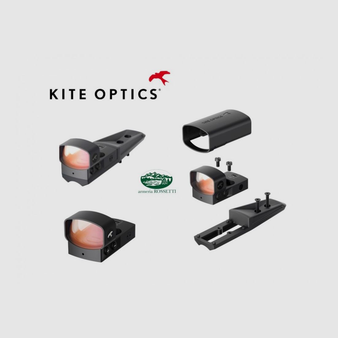 KITE OPTICS KX1 KIT red dot 3 moa for Browning 4X - MK3 - Maral