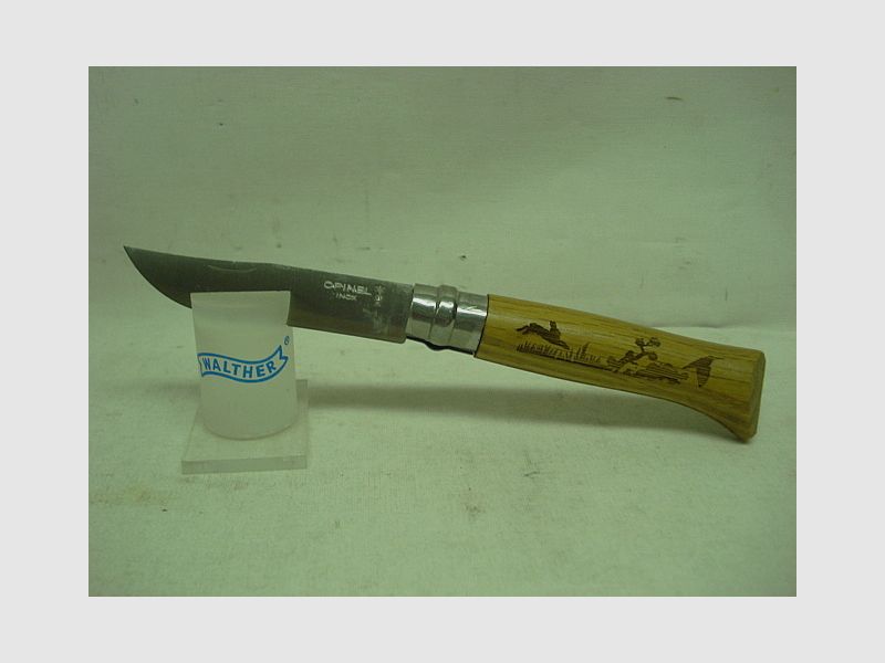 Messer No 08 - geschnitztes Hasenmotiv