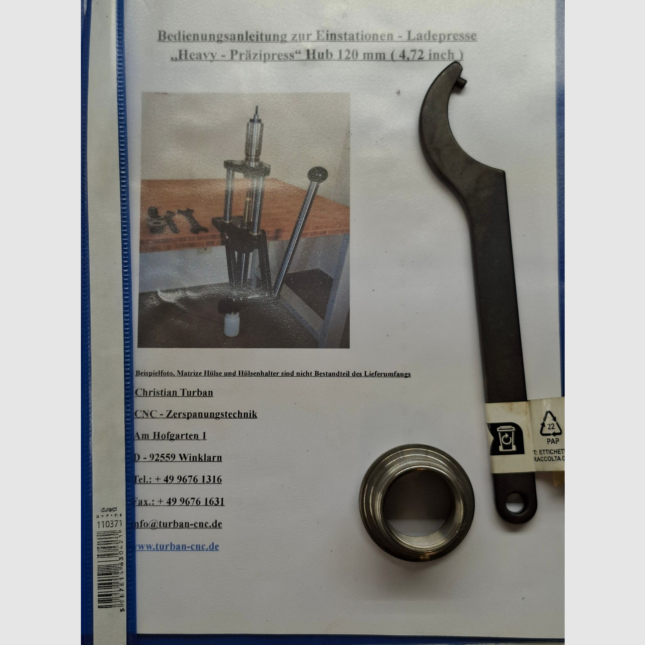 Turban Heavy Medium Press avec socle surélevé - Garantie !