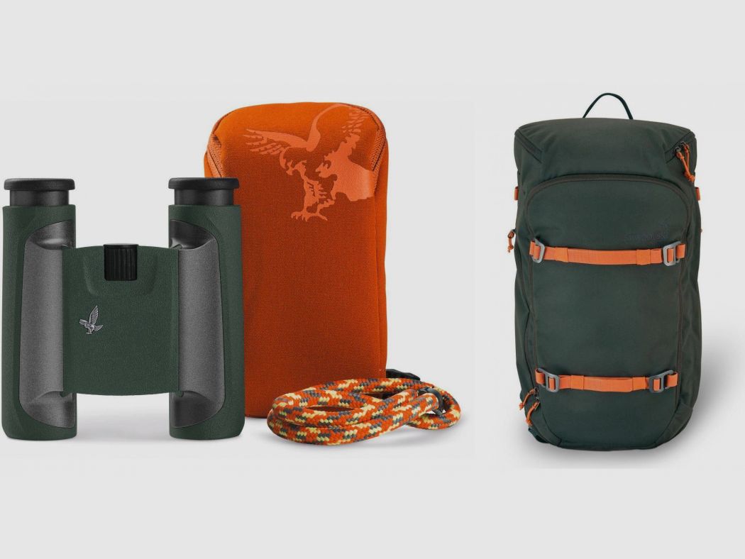 SWAROVSKI OPTIK Swarovski Fernglas CL Pocket 8x25 Grün + Mountain Basispaket Wandern