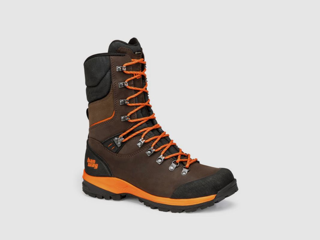 Hanwag H-Stivale Kalixfors SF High Extra GTX | marrone/arancio, immagine 2 di 8