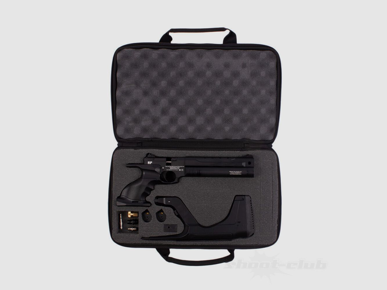 reximex RP PCP pistool 4,5 mm diabolo zwart