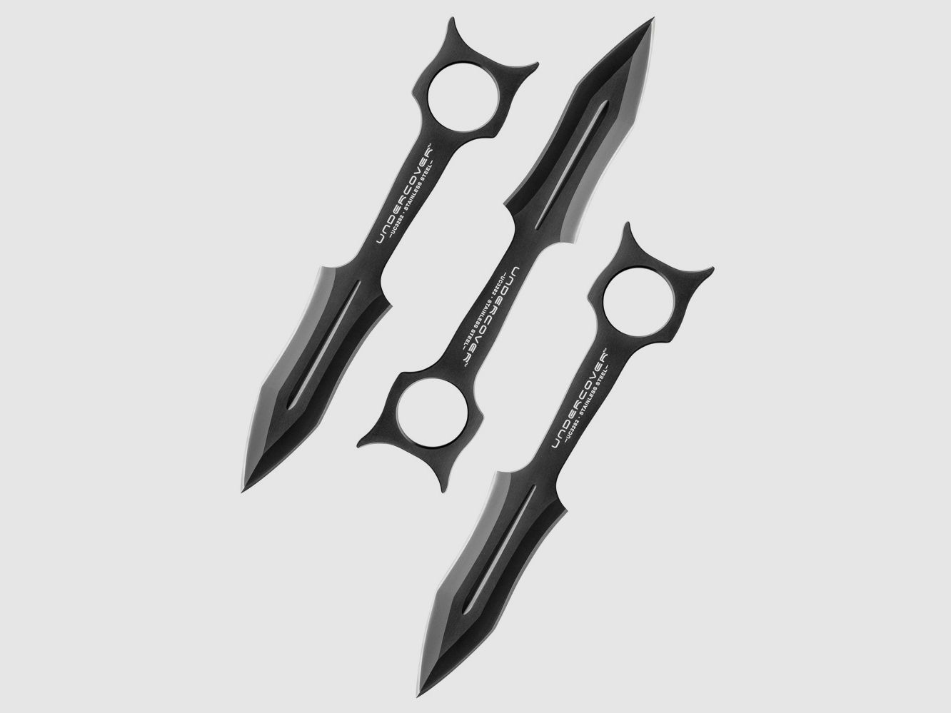 Couteaux de lancer Kunai Undercover 3 pièces