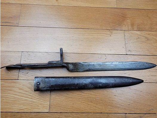 Rzadka austriacka bayonetka awaryjna – karabin Steyr 1895 – rzadkie etui zastępcze V&N – NIE KOPIA INDYJSKA – TBE+