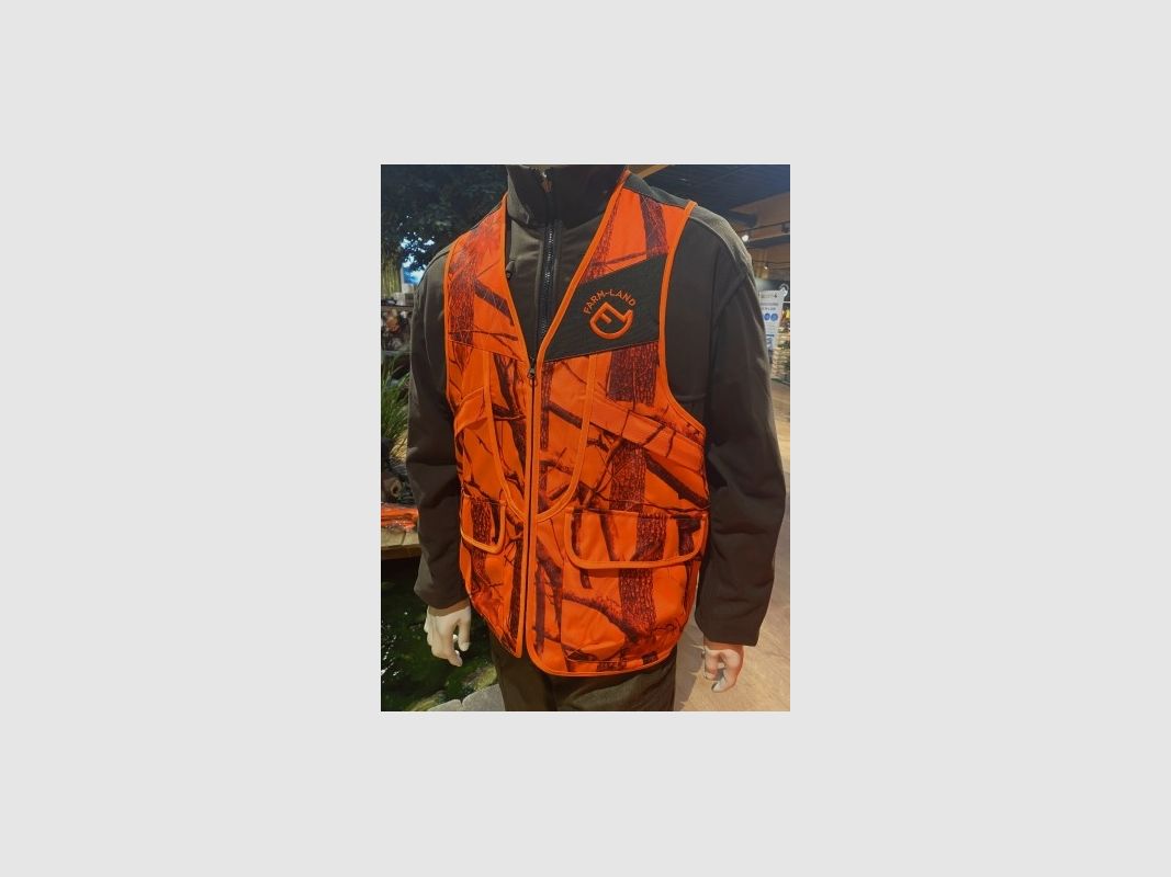 Farm-Land Signalweste Blaze Camo