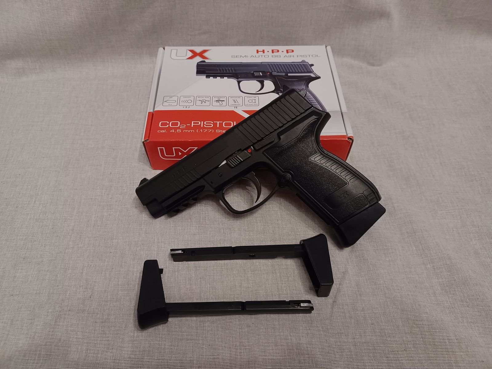 Umarex HPP / 4.5 mm BB / BlowBack / CO2 / Pistol / Original packaging (19)