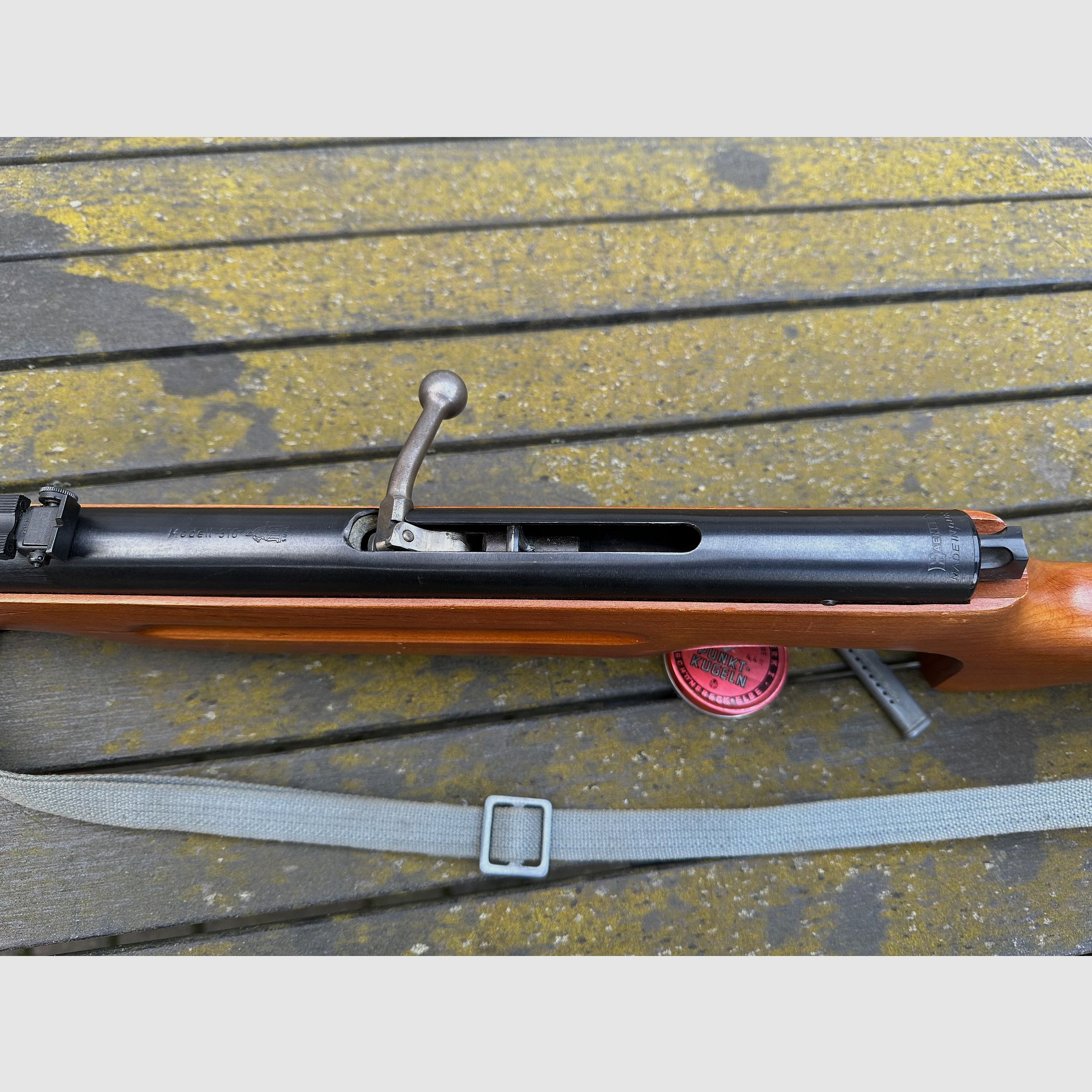 Luftgewehr DDR Haenel Suhl Modell 310 mit Sportschaft
