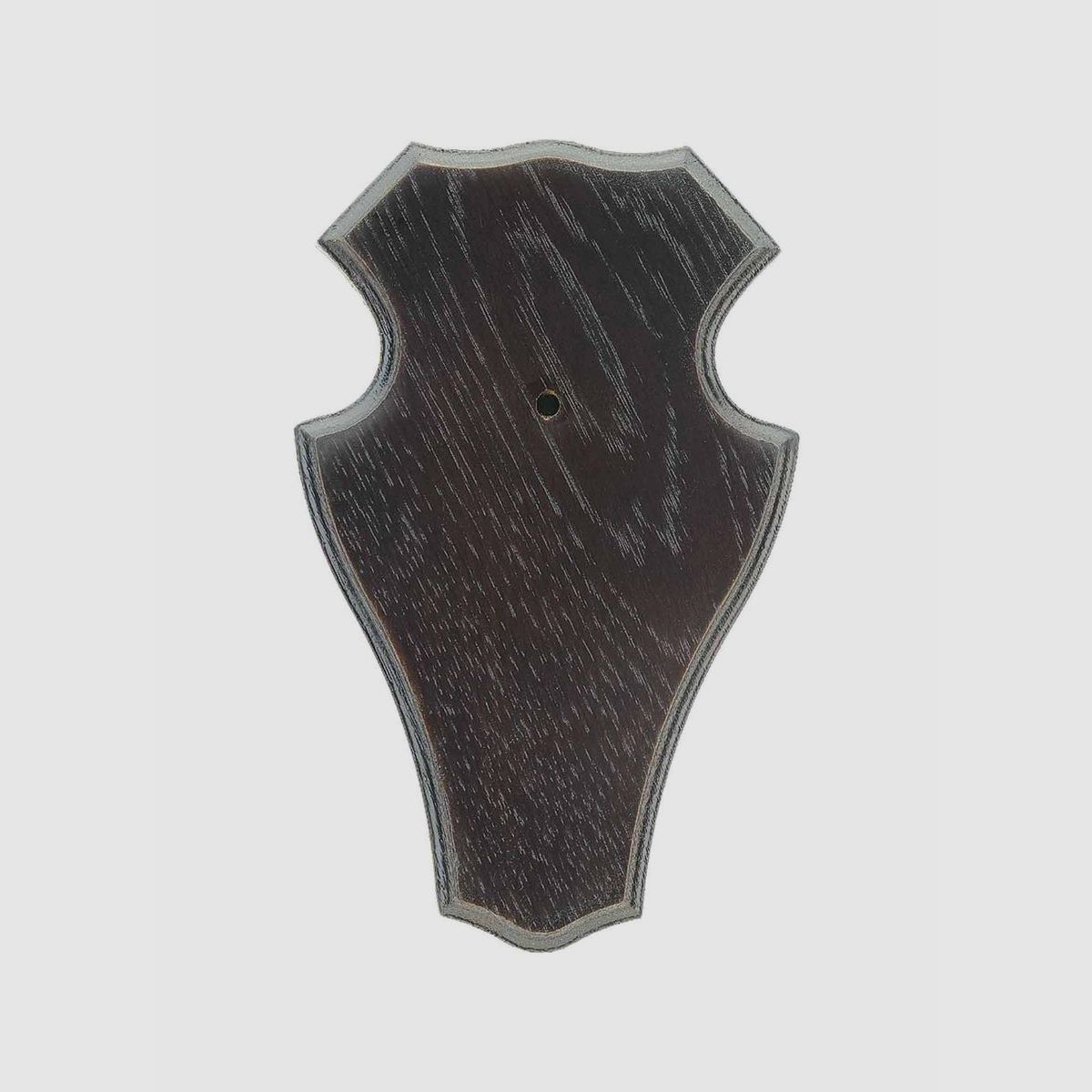 Trophäenschild Rehbock dunkle Eiche 22 x 13 cm, Bild 1 von 3