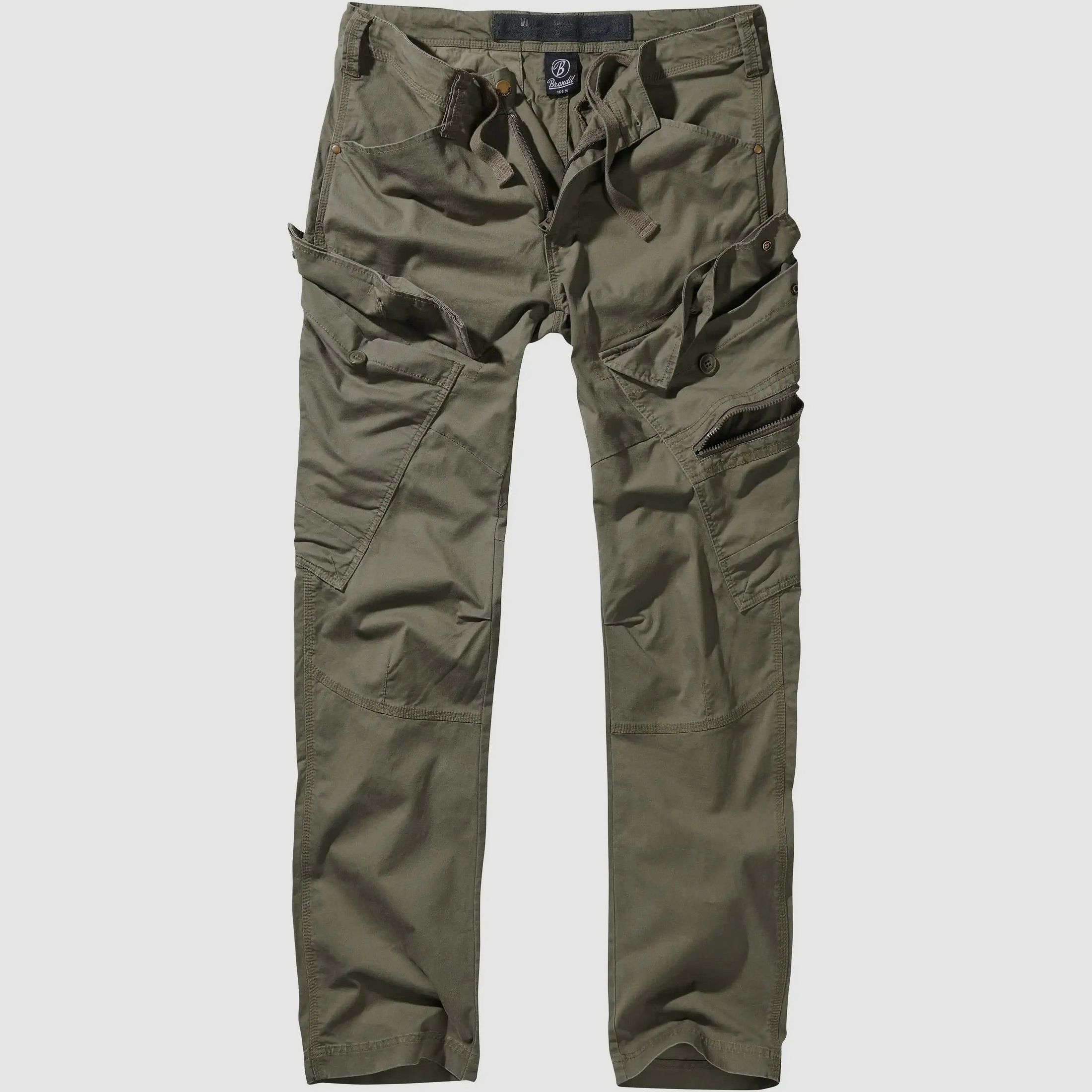 Brandit Adven Trouser slim fit - Olive / S Men