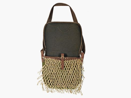 Nylon jachtzak met synthetisch net