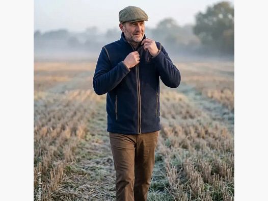 Fleece Vest without Sleeves Men Percussion® Scotland Blue