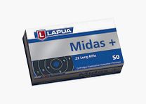 Lapua Midas+ .22 LR 40GR LRN 50 patronen