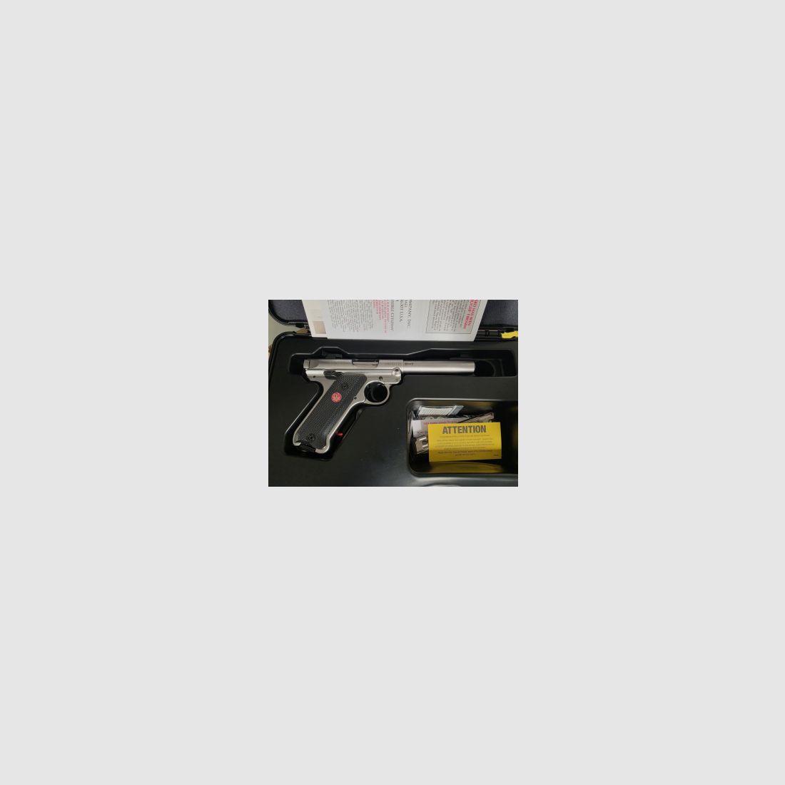 PISTOLA RUGER MARK IV TARGET .22 LR 5,5"/13,98CM ACCIAIO INOSSIDABILE SATINATO