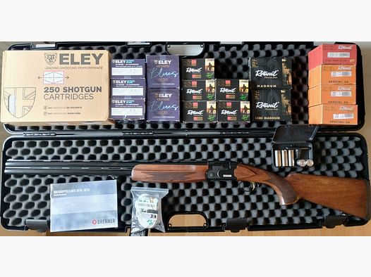 Brenner BF18 Black Bockflinte 12/76 + Munition