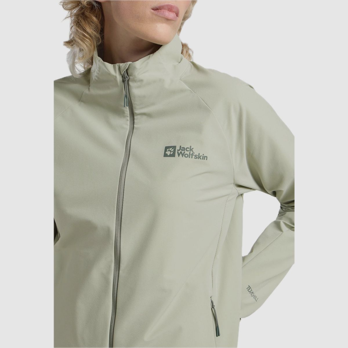 JACK WOLFSKIN Prelight Stride Jkt W Mint Leaf