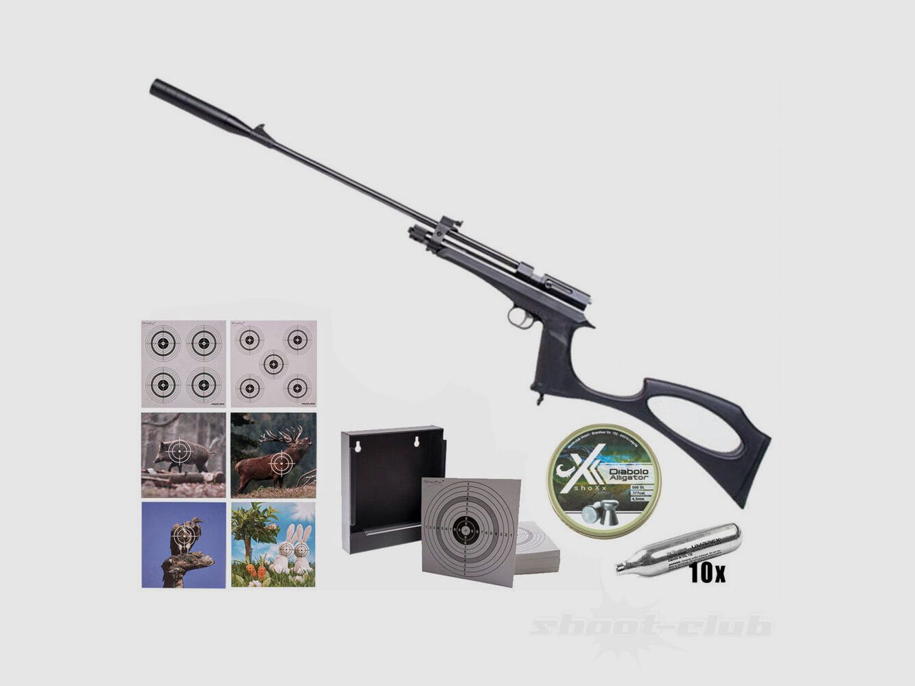 Diana DIANA Chaser Rifle 4,5 mm Zielscheiben Set