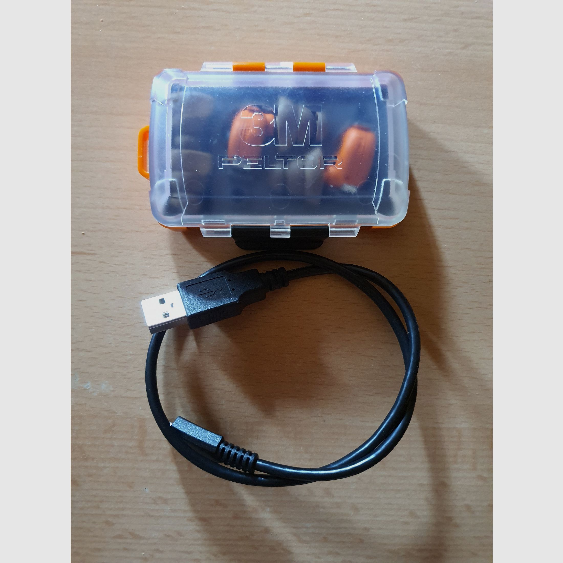 3M PELTOR EEP-100 EU Elektroniczne zatyczki do uszu pomarańczowe