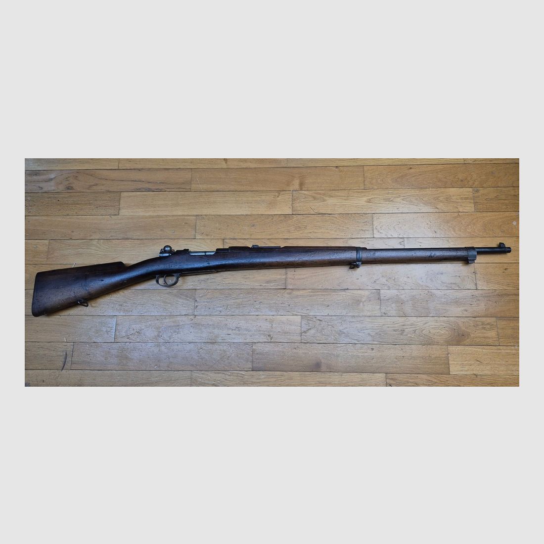 Raro Fusil Mauser Español M1893 – Calibre original 7×57 Mauser (raro) – Configuración reglamentaria – Oviedo 1928 – Muy buen estado mecánico y buen cañón – Acabado original al 95% – Un arma sorprendentemente moderna – TBE, imagen 2 de 31