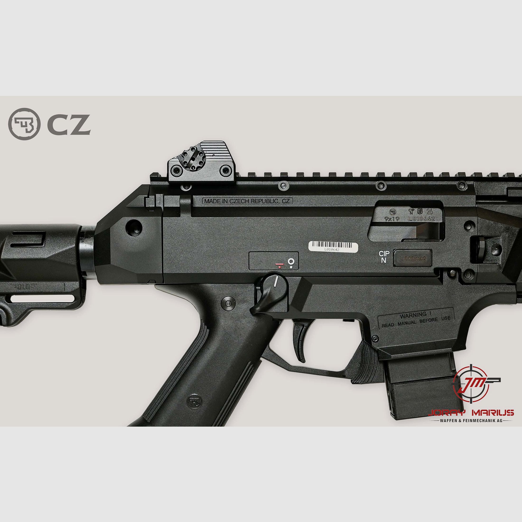 CZ Scorpion EVO 3 S1 AR Stock Halbautomat 9mm Para, Bild 2 von 4